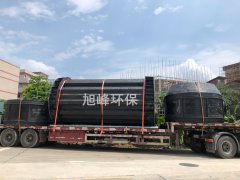 珠海某化工廠尾氣處理設備已裝車出發